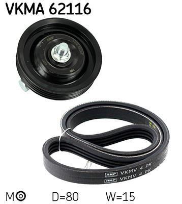 Kit de courroie d'accessoire SKF ref. VKMA 62116